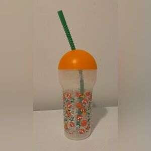 Orange Bird Plastic Sipper Cup with Lid and Straw from Disney